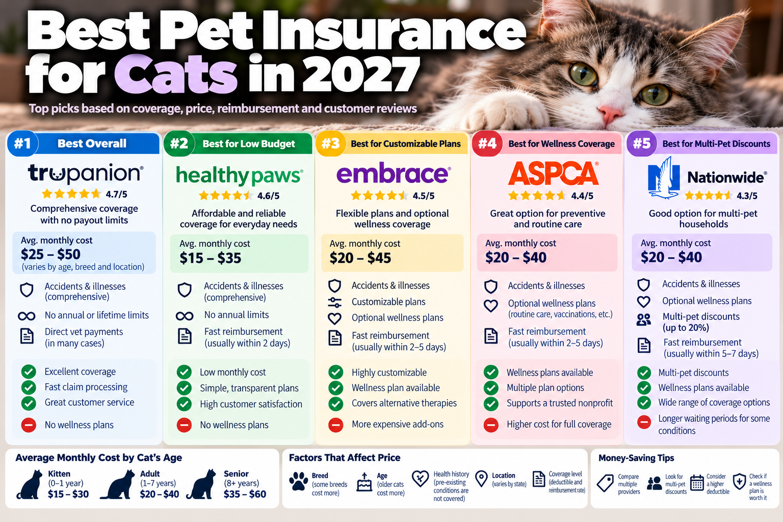 cheapest pet insurance guide from PawCoverGuide