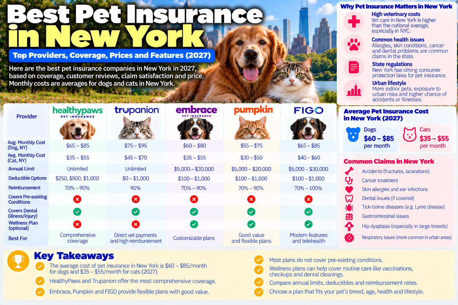 pet insurance in new york guide from PawCoverGuide