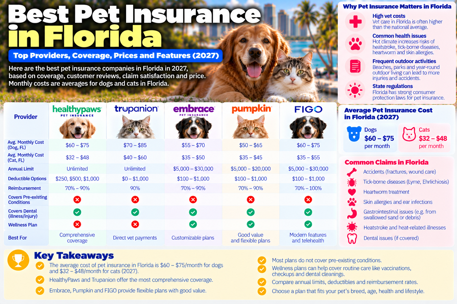 best pet insurance in florida guide from PawCoverGuide
