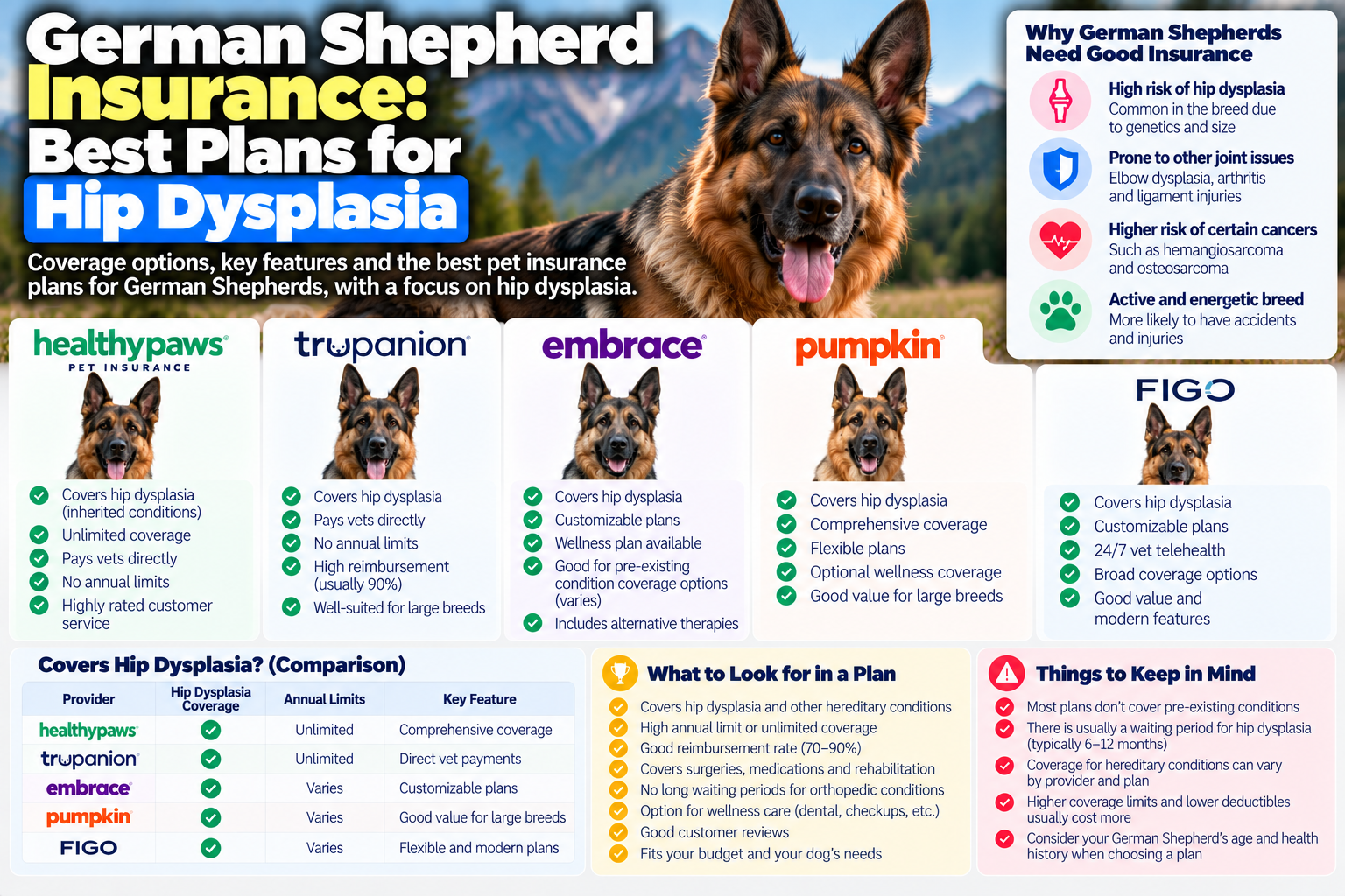 german shepherd insurance guide from PawCoverGuide